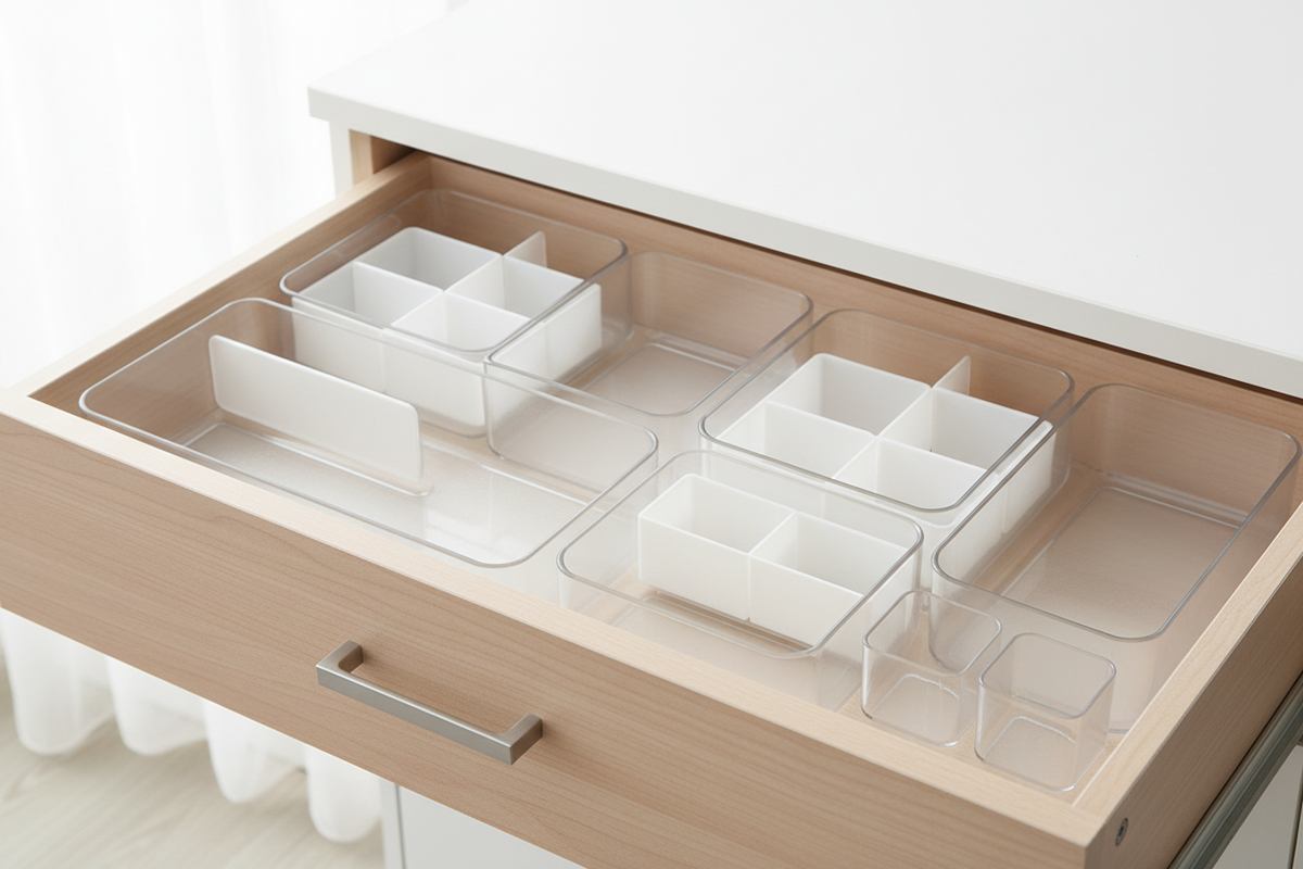 Adjustable Drawer Organizer Set for Desk Organization